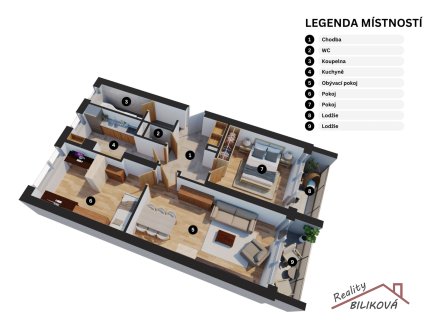 Prodej bytu, 3+1, 78 m²