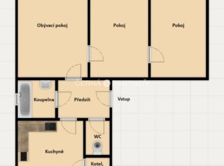 Prodej bytu, 3+1, 76 m²