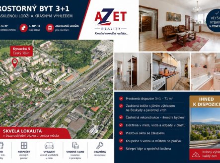 Prodej bytu, 3+1, 73 m²