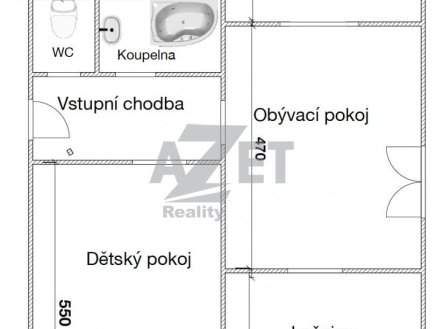 Prodej bytu, 3+1, 73 m²