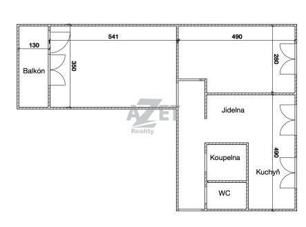 Prodej bytu, 2+1, 58 m²