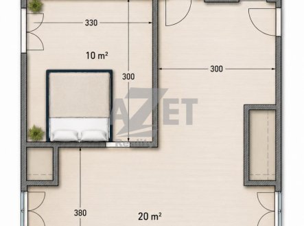 Prodej bytu, 2+kk, 42 m²