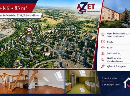 Prodej bytu, 4+kk, 96 m²