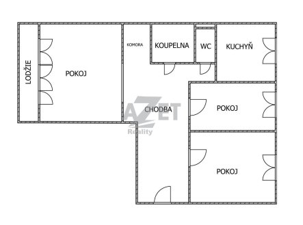 Prodej bytu, 3+1, 71 m²