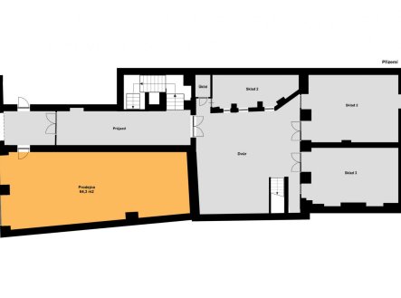 Prodej obchodní prostory, 200 m²