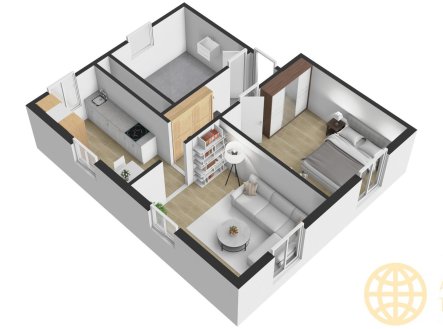 Prodej bytu, 2+1, 54 m²