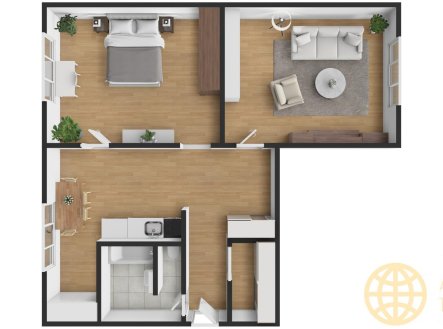 Prodej bytu, 2+1, 64,6 m²