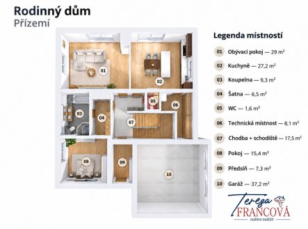 Prodej domu/vily, 267 m²