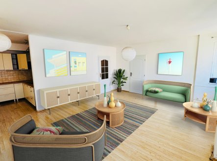 Pronájem bytu, 3+kk, 59 m²