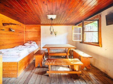 Obývací pokoj | Prodej - chata/rekreační objekt, 43 m²