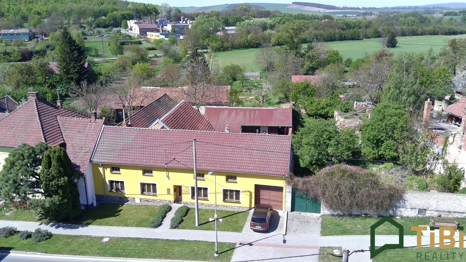 pohled z dronu