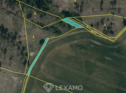 Prodej pozemku, les, 3 047 m²