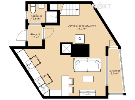 Prodej domu/vily, 56 m²
