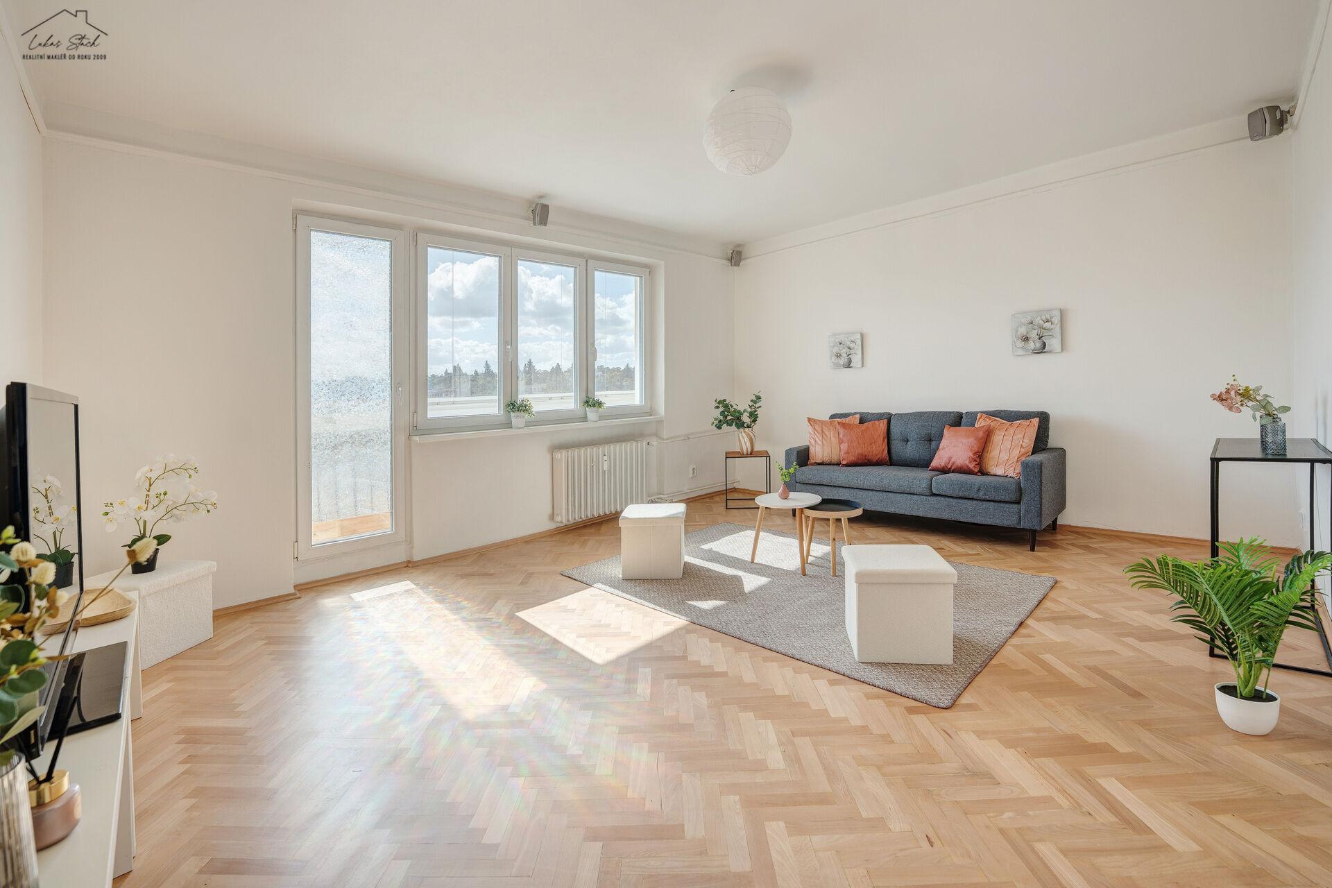 Byt 3+1, 72 m² se zasklenou lodžií, Praha 10 – Spořilov