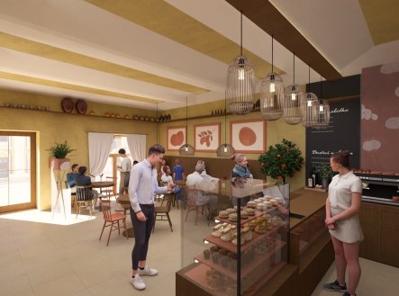 Pronájem restaurace, 80 m²