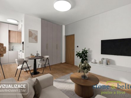 Prodej bytu, 2+kk, 59 m²
