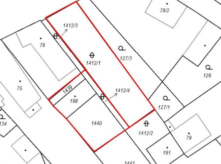 Prodej pozemku pro bydlení, 453 m² obrázek