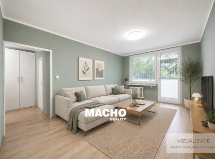 Pronájem bytu, 2+kk, 45 m²