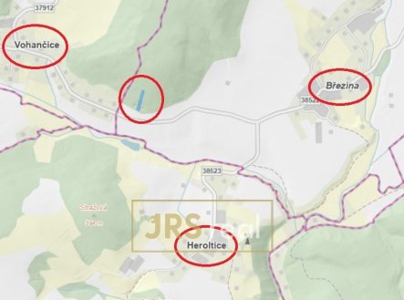 Prodej pozemku, les, 2 470 m²