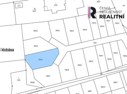Prodej pozemku pro bydlení, 826 m²