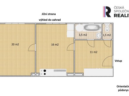 Prodej bytu, 1+1, 50 m²