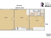 Prodej bytu, 1+1, 50 m²