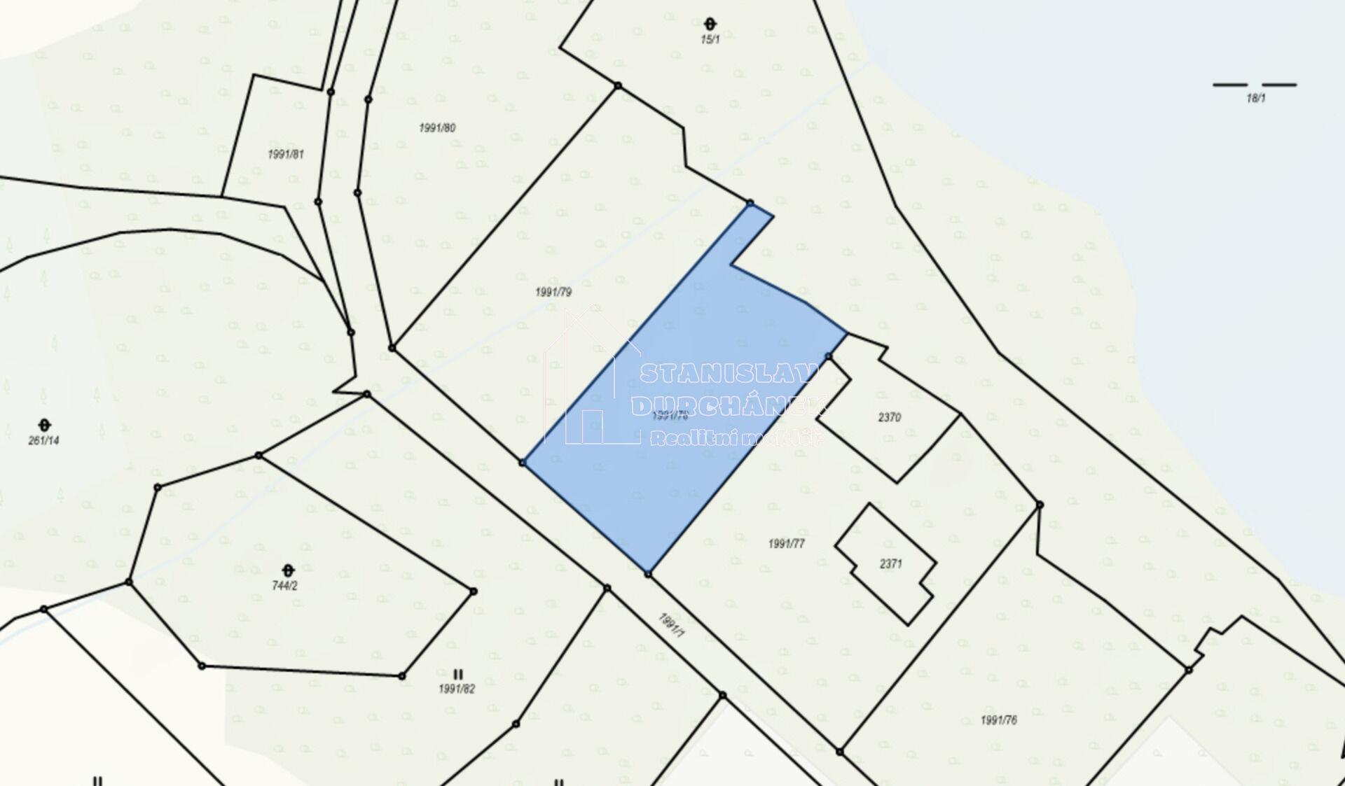 Prodej stavebního pozemku 1 713 m2, Nová Ves, okres Sokolov
