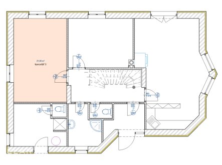 Pronájem kanceláře, 21 m²