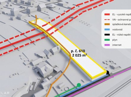 Prodej pozemku pro bydlení, 2 025 m²
