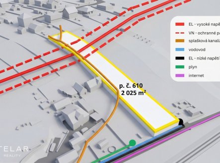 Prodej pozemku pro bydlení, 2 025 m²