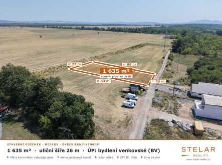 Prodej pozemku pro bydlení, 1 635 m²