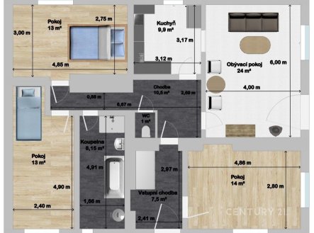 Prodej domu/vily, 101 m²