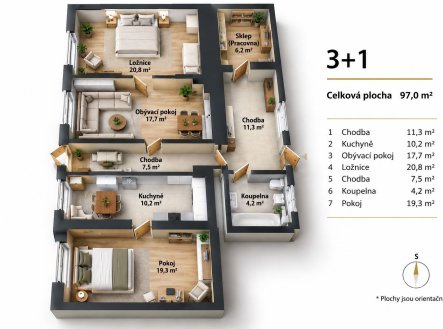 Prodej domu/vily, 123 m²