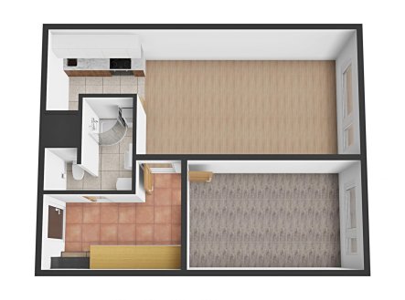 Pronájem bytu, 2+kk, 42 m²