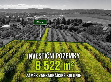 Prodej pozemku, zahrada, 8 522 m²