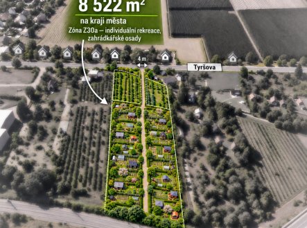 Prodej pozemku, zahrada, 8 522 m²