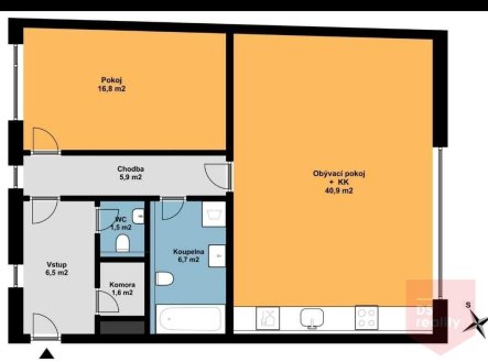 Prodej bytu, 2+kk, 79 m²