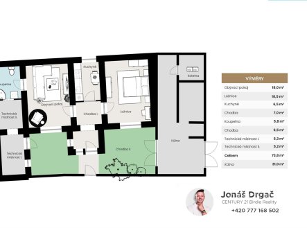 Prodej domu/vily, 74 m²
