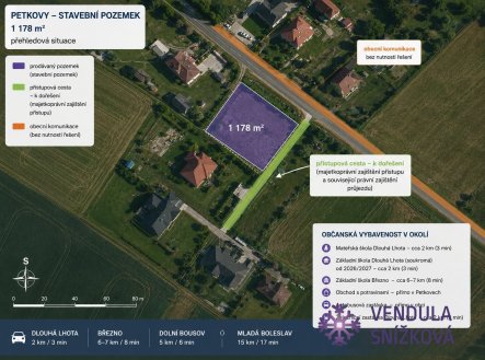 Prodej pozemku pro bydlení, 1 178 m²