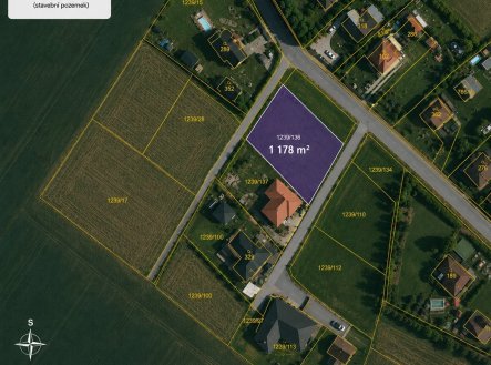 Prodej pozemku pro bydlení, 1 178 m²