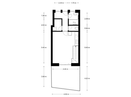 Prodej bytu, 2+kk, 70,7 m²