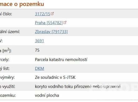 Prodej pozemku, les, 2 166 m²