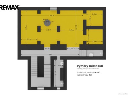 Pronájem obchodní prostory, 110 m²