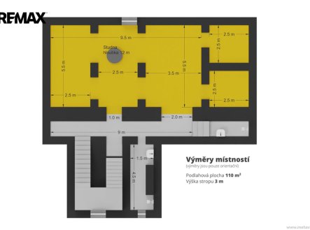 Pronájem obchodní prostory, 110 m²