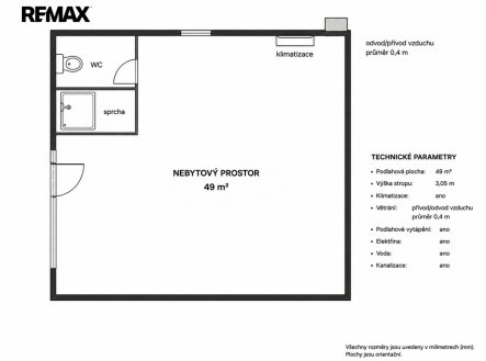 Prodej obchodní prostory, 50 m²