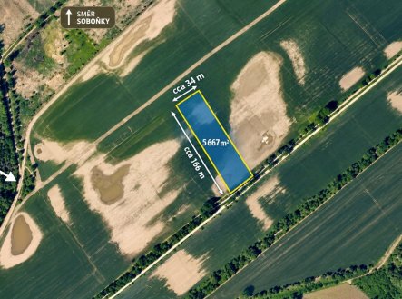 Prodej pozemku, zemědělská půda, 5 667 m²