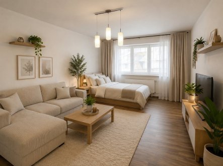 Pronájem bytu, 1+1, 48 m²