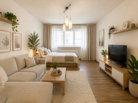 Pronájem bytu, 1+1, 48 m²