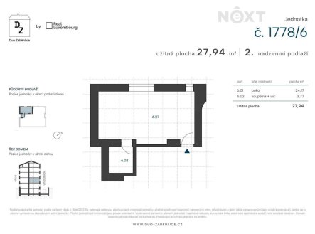 Prodej bytu, 1+kk, 27 m²