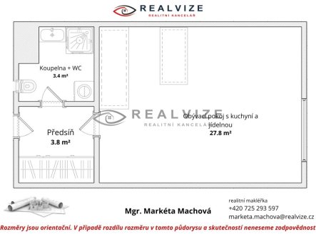 Prodej bytu, 1+kk, 40 m²
